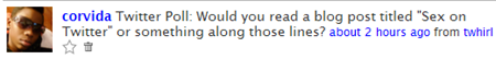 Twitter Poll