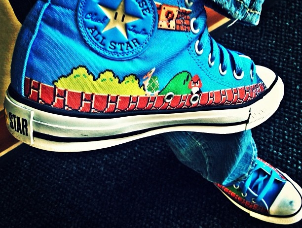 super mario converse