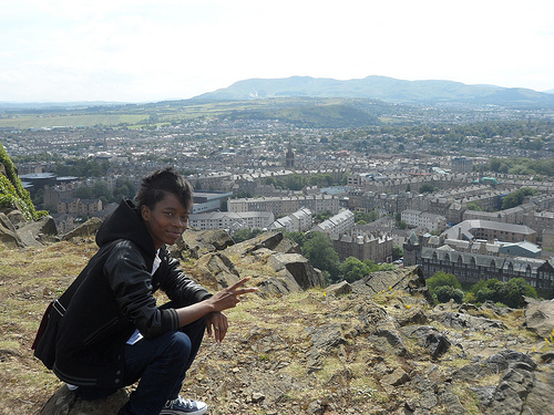 Corvida Raven at Arthur's Seat