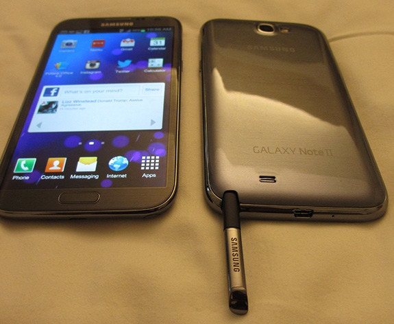 Samsung Galaxy Note II (Front and Back) Samsung Galaxy Note II (Front and Back)